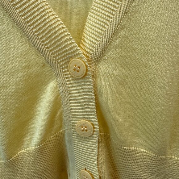 Maggie London Petite Yellow Cardigan – Petite Large - Picture 2 of 11
